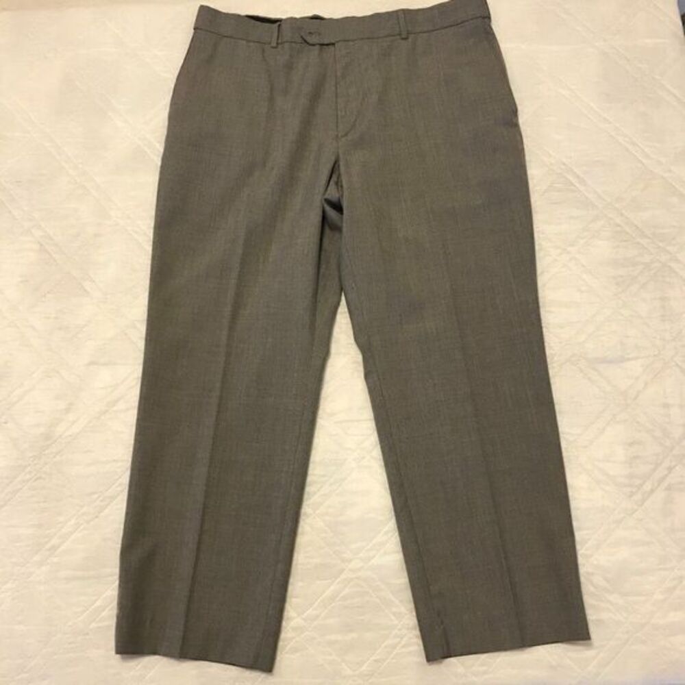 Stafford Performance classic fit gray dress pants 40X29